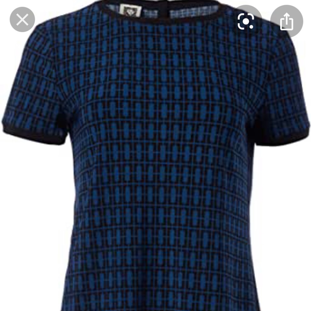 Anne Klein blue top